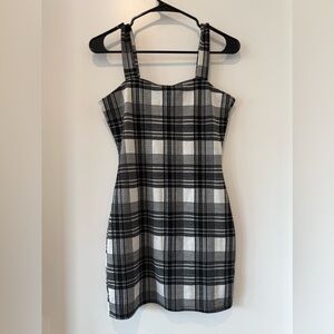 NWT Plaid H&M Mini Dress